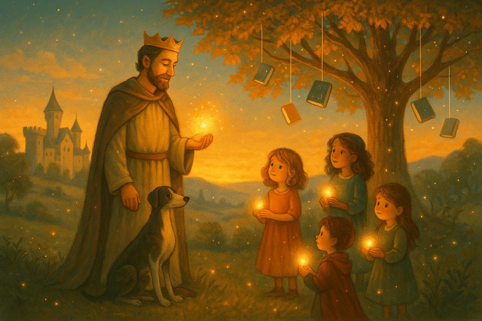 The Gentle King and The Golden Promise - children's bedtime fantasy